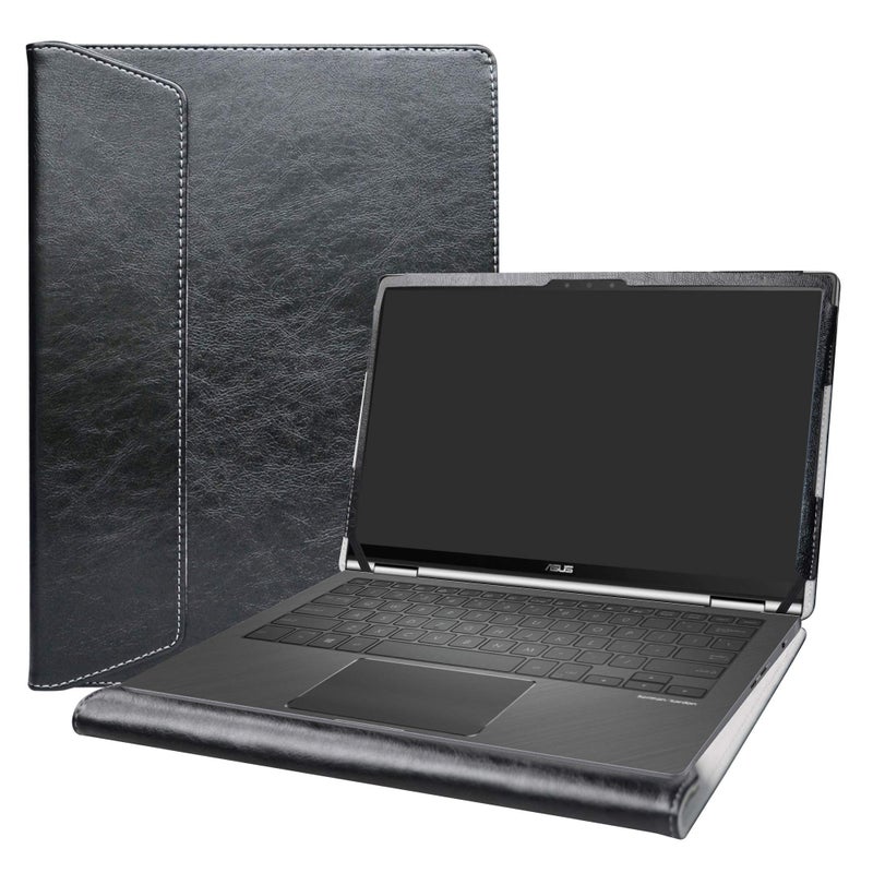 Alapmk Protective Case for ASUS Q326FA/VivoBook S13 S333JA 13.3" &case for HP Elite Dragonfly/Envy 13 13-baXXXX/Envy x360 13 13-ayXXXX 13-bdXXXX/EliteBook x360 1030 G7 Laptop,Black - Image 1